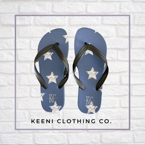 Shooting Star Flip Flops
